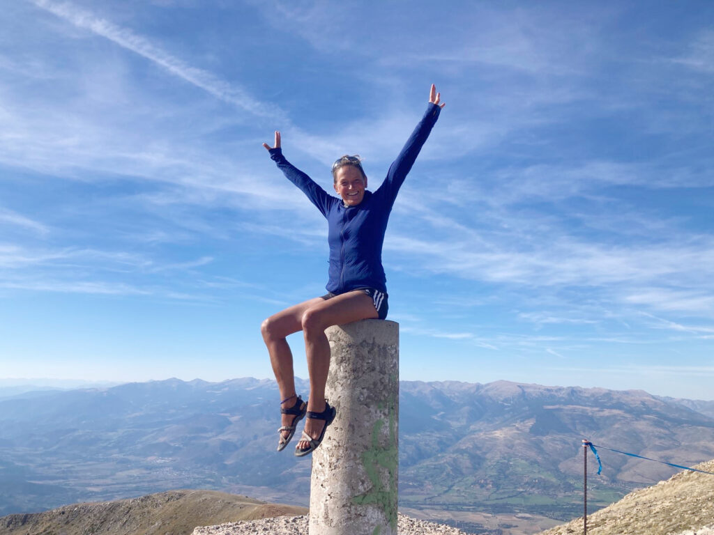 Dagmar Falk in den Spanischen Pyrenäen, Cerdanya: Tossa d'Alp 2.536 m